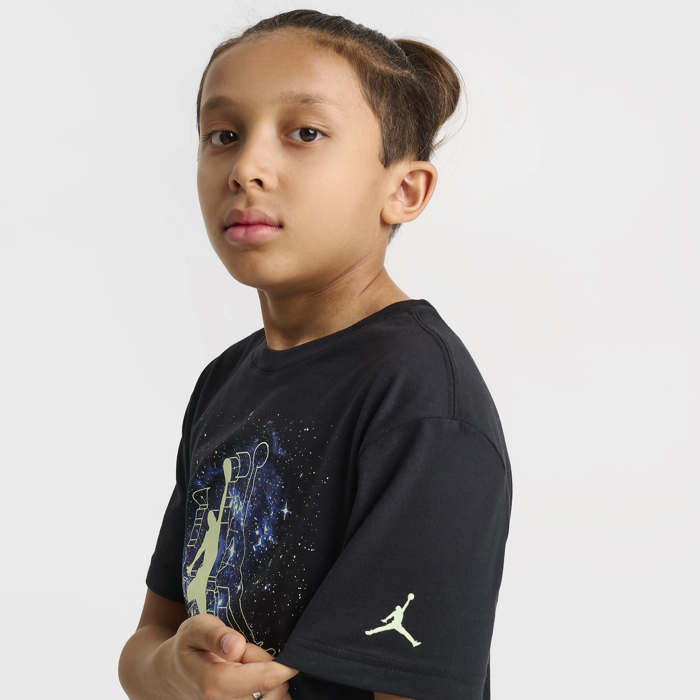 Jordan Junior Boys' Sky Is Not The Limit Graphic T-Shirt / Black