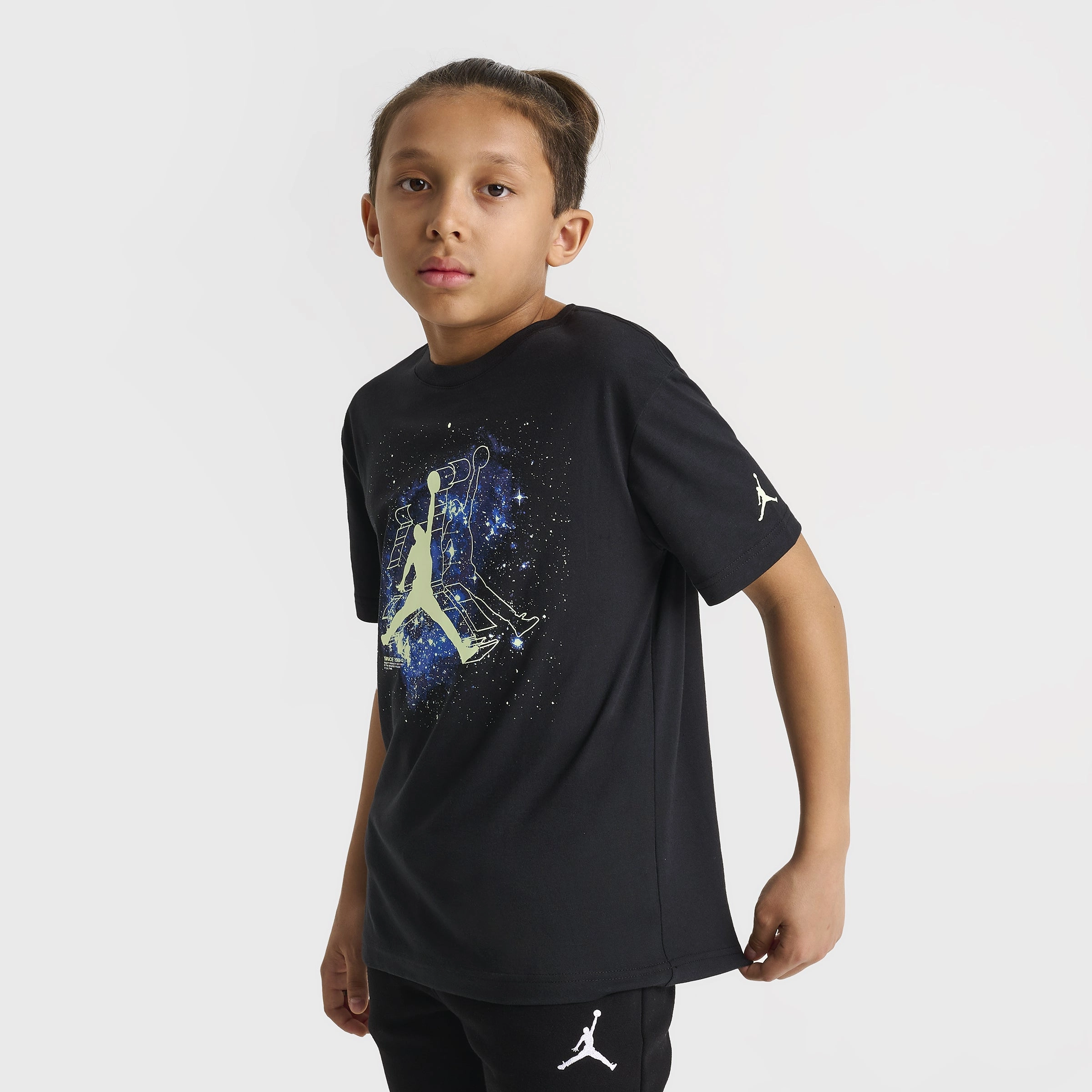 Jordan Junior Boys' Sky Is Not The Limit Graphic T-Shirt / Black