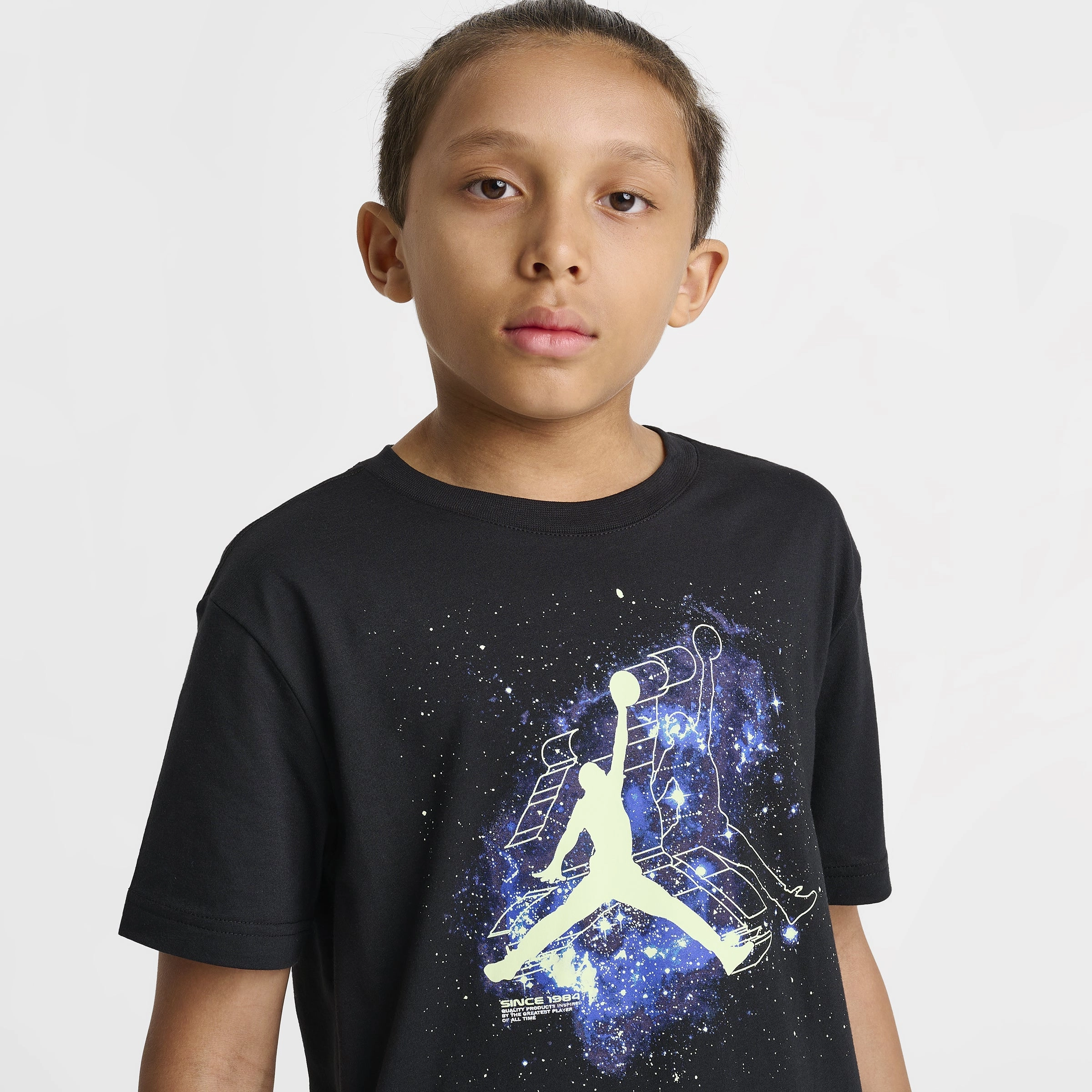 Jordan Junior Boys' Sky Is Not The Limit Graphic T-Shirt / Black