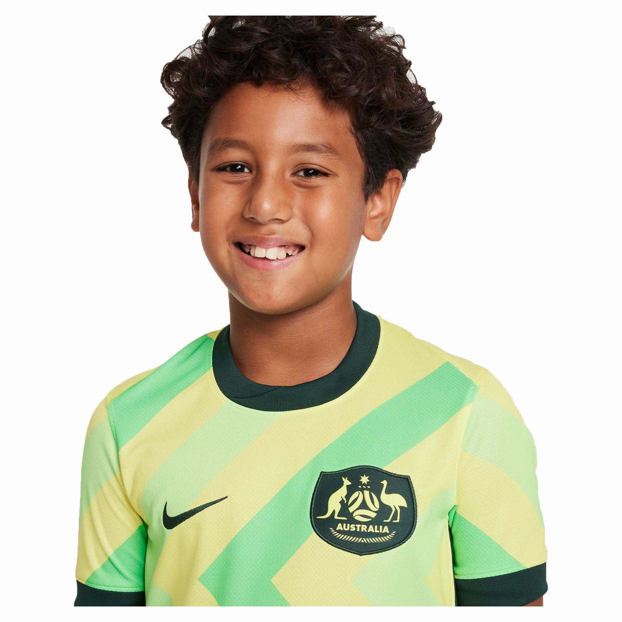 Junior's Australia 2025/26 Stadium Home Replica Soccer Jersey