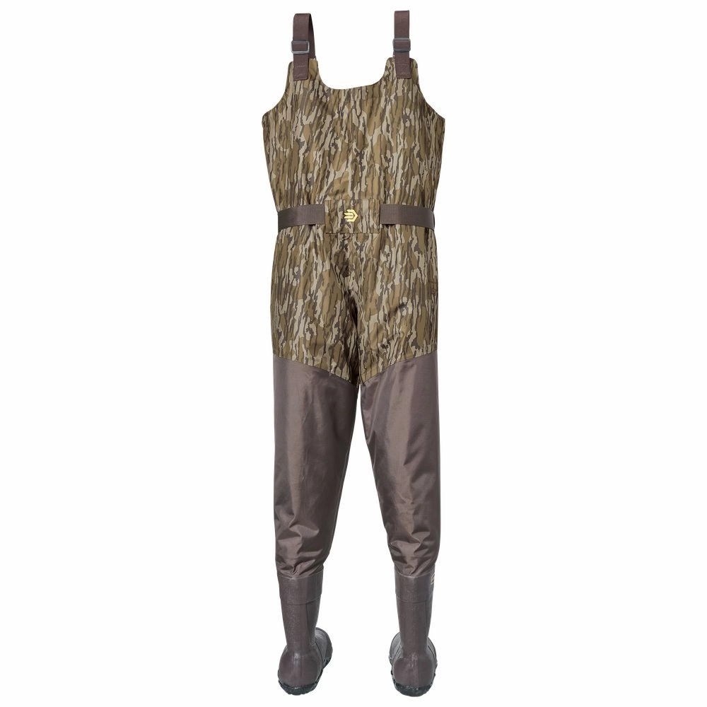 LaCrosse Wetlands Insulated Boot-Foot Chest Waders for Men - Mossy Oak Bottomland - 9 Regular