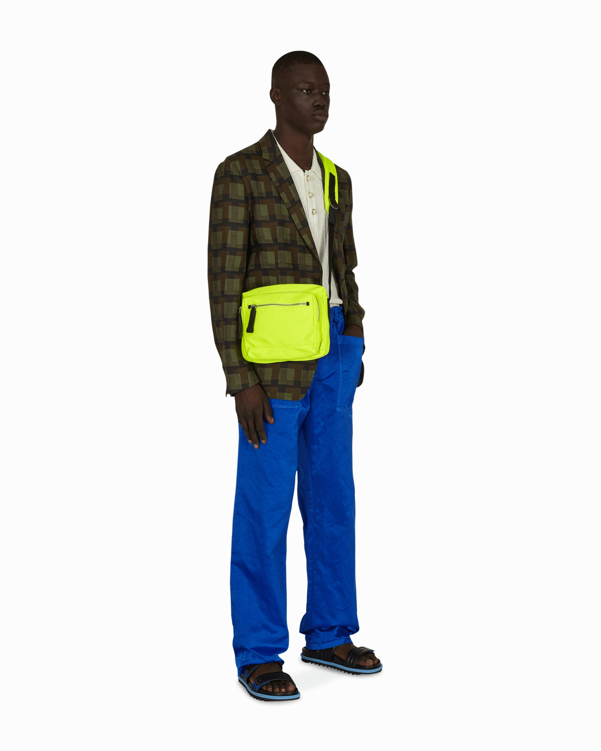 Len Lye Boxing Blazer Green
