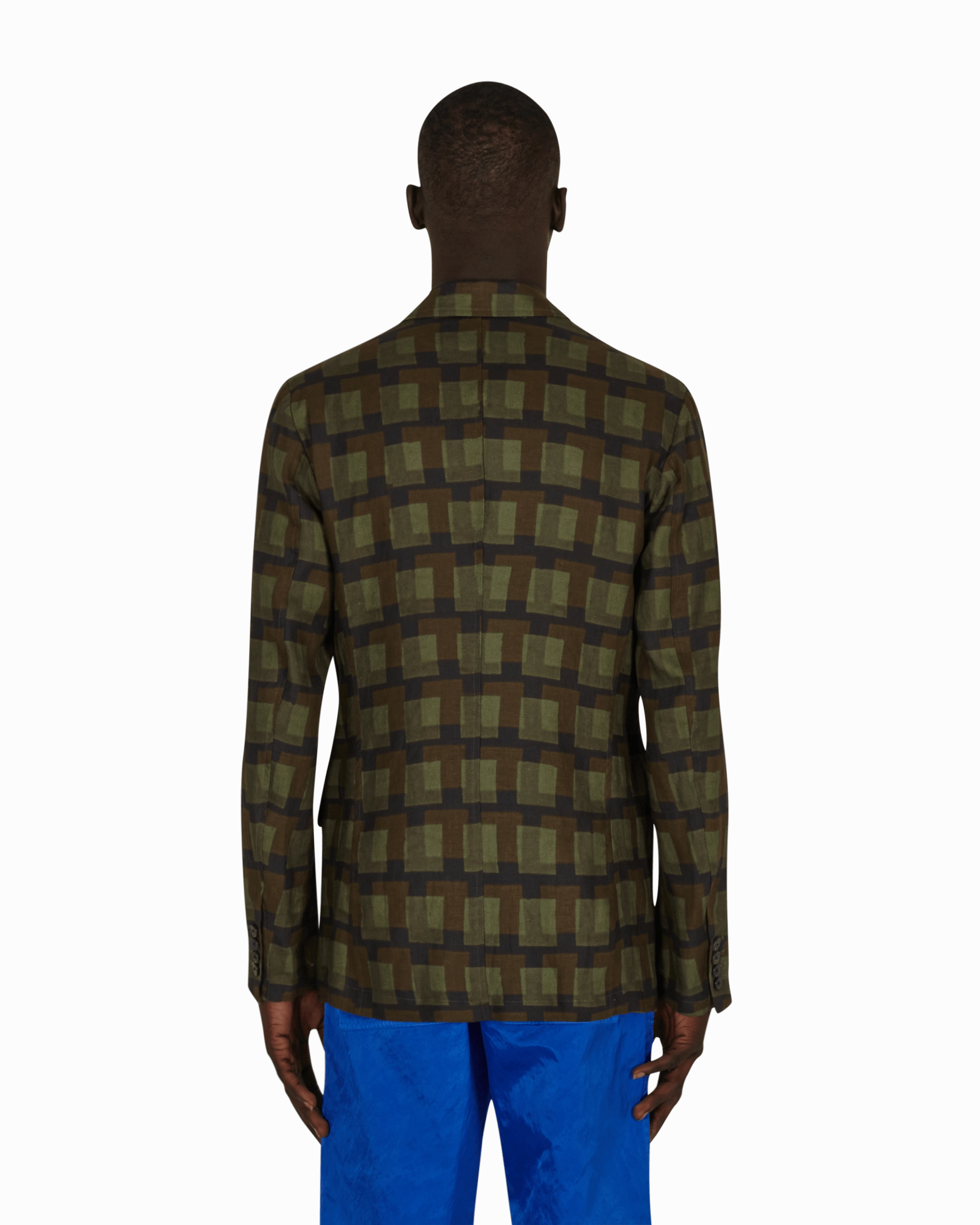 Len Lye Boxing Blazer Green
