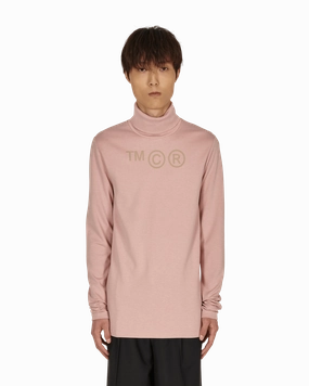 Logo Turtleneck Pink