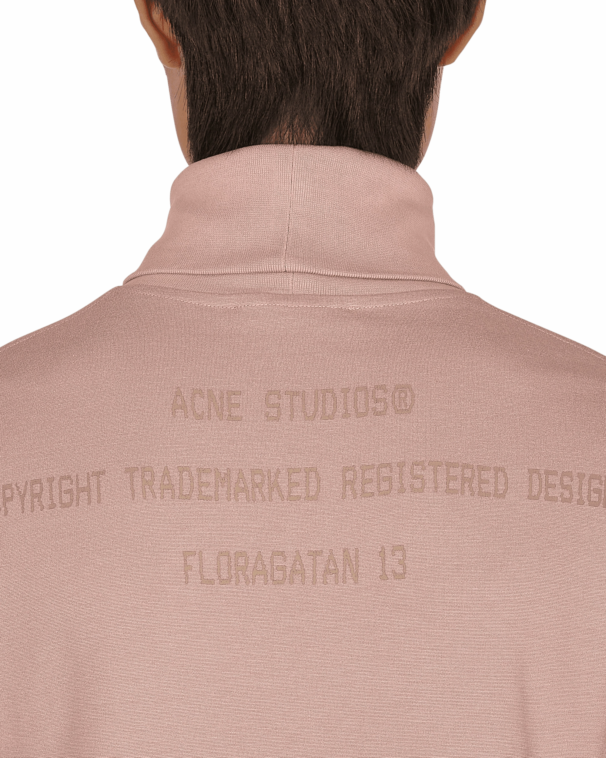 Logo Turtleneck Pink