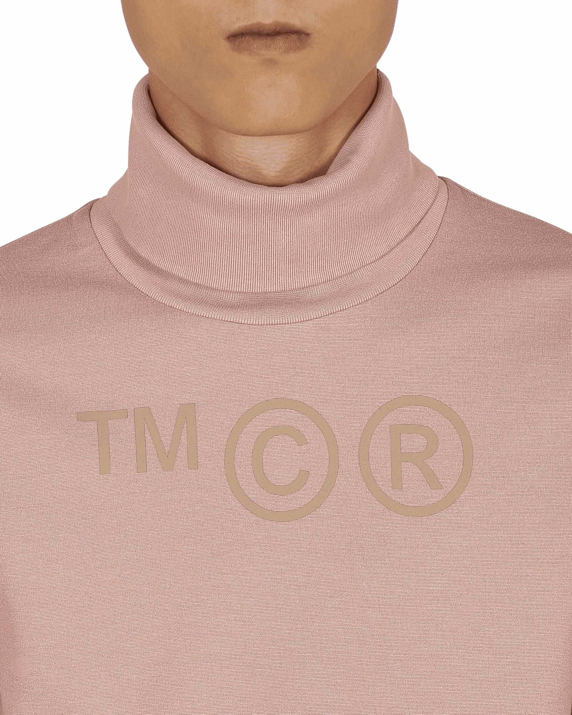 Logo Turtleneck Pink