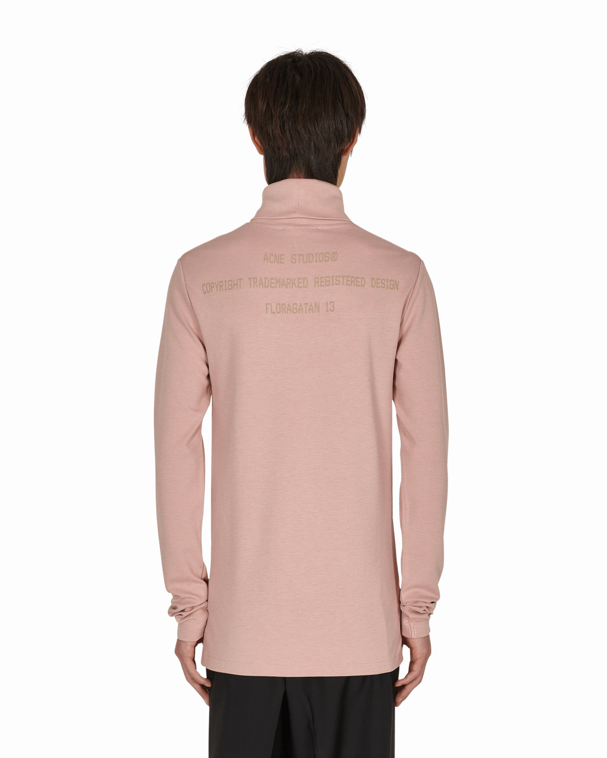Logo Turtleneck Pink