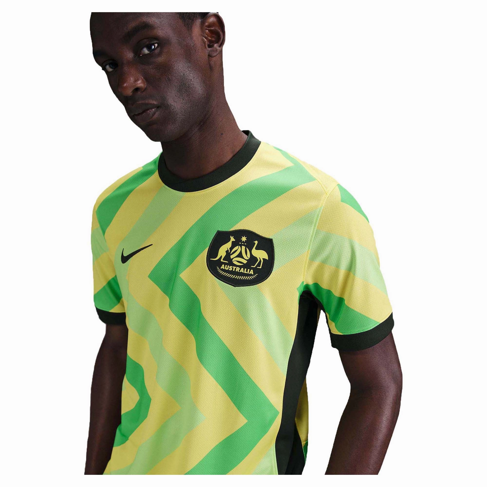 Men's Australia 2025/26 Stadium Home Replica Soccer Jersey