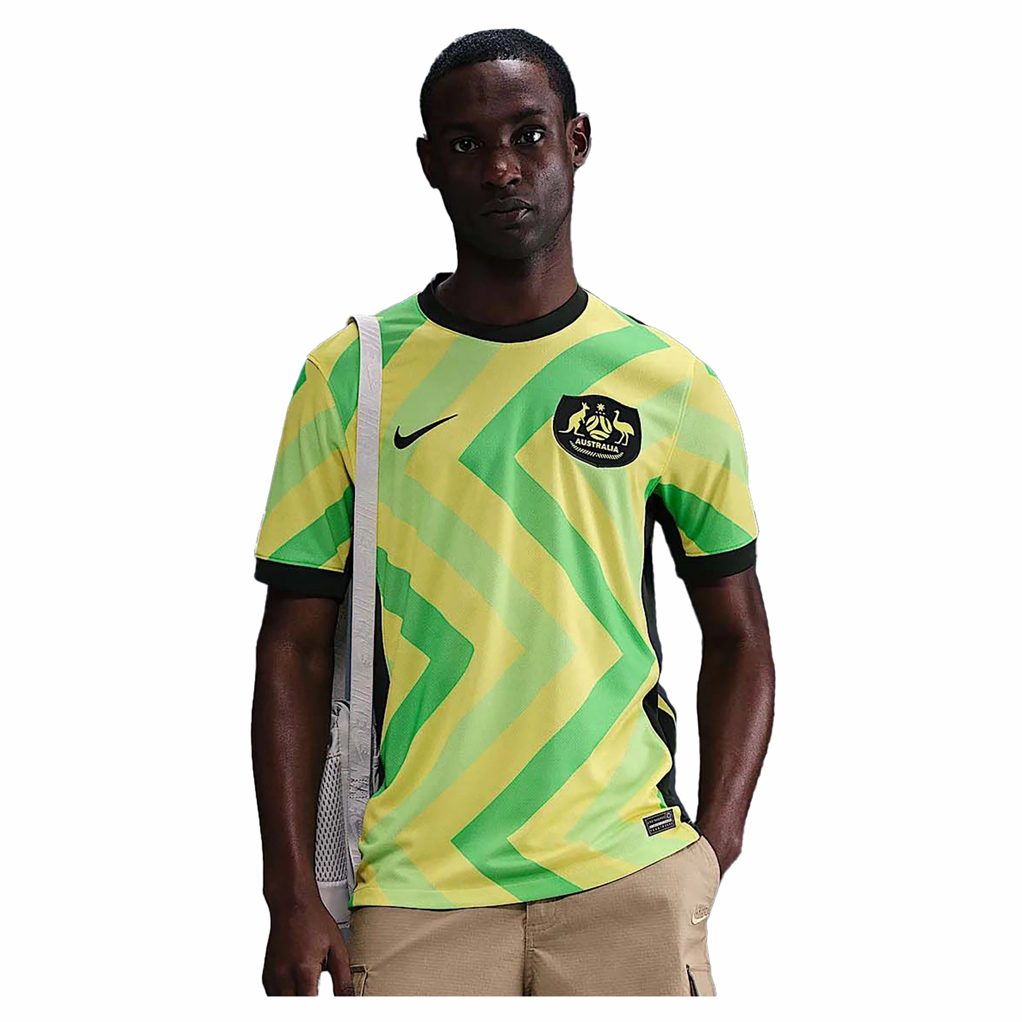 Men's Australia 2025/26 Stadium Home Replica Soccer Jersey