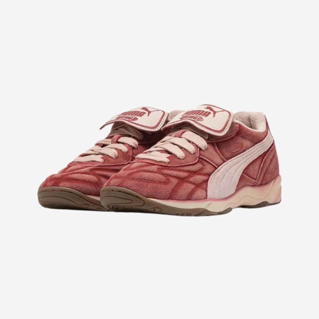 mens puma king indoor the never worn (dark crimson/rose)