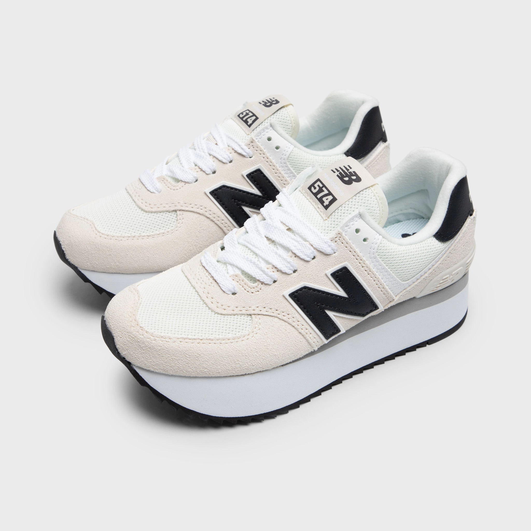 New Balance Women's 574  Linen / Sea Salt - Phantom