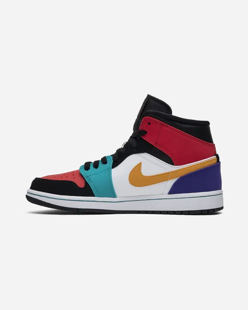 NIKE AIR JORDAN1 MID BRED MULTI-COLOR