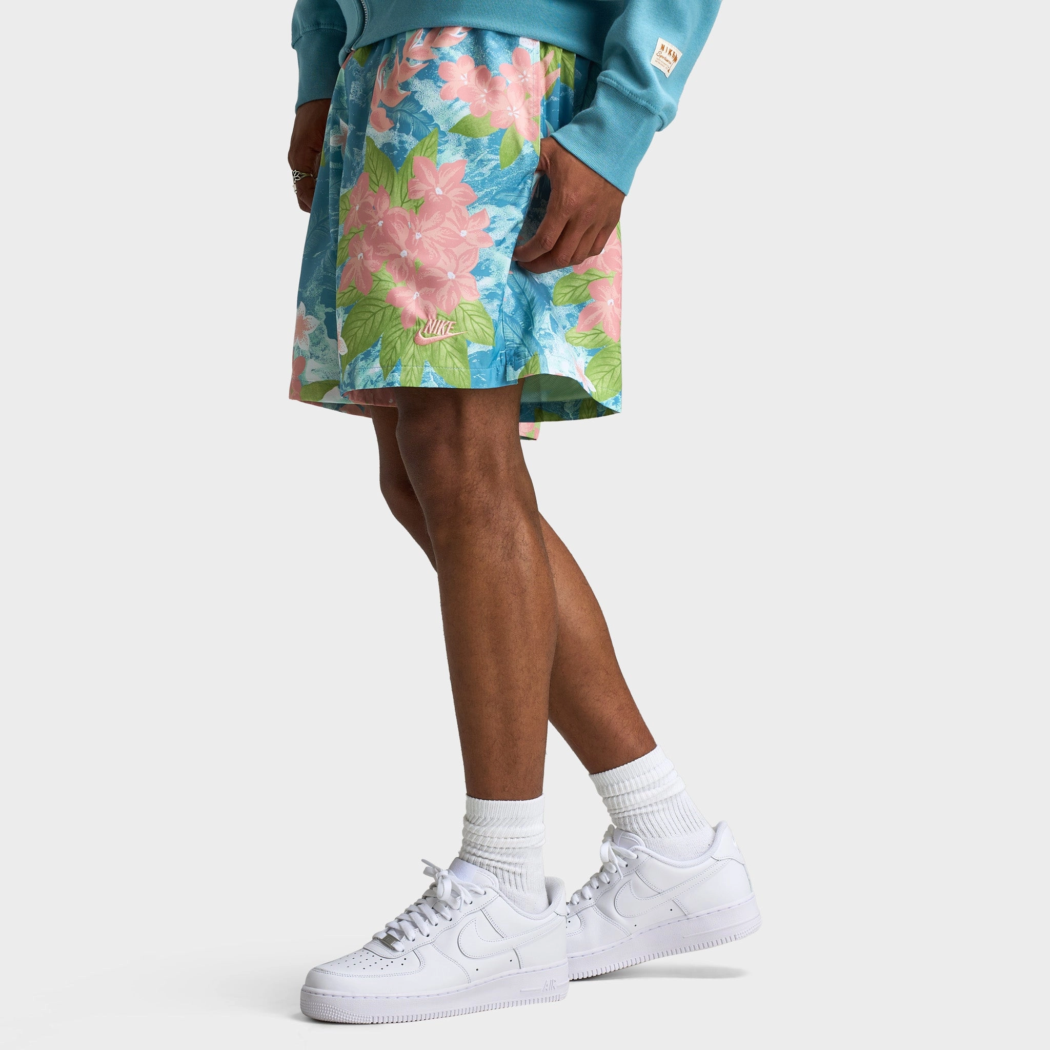 Nike Club Flow Shorts Sweet Mint Foam / Denim Turq - Mint Foam