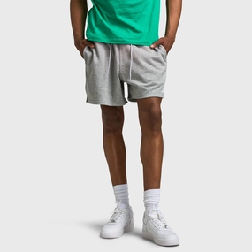 Nike Club French Terry Flow Shorts Dark Grey Heather / Lt Smoke Grey - White