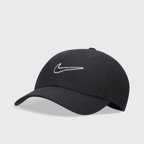 Nike Club Unstructured Swoosh Cap Black / Black