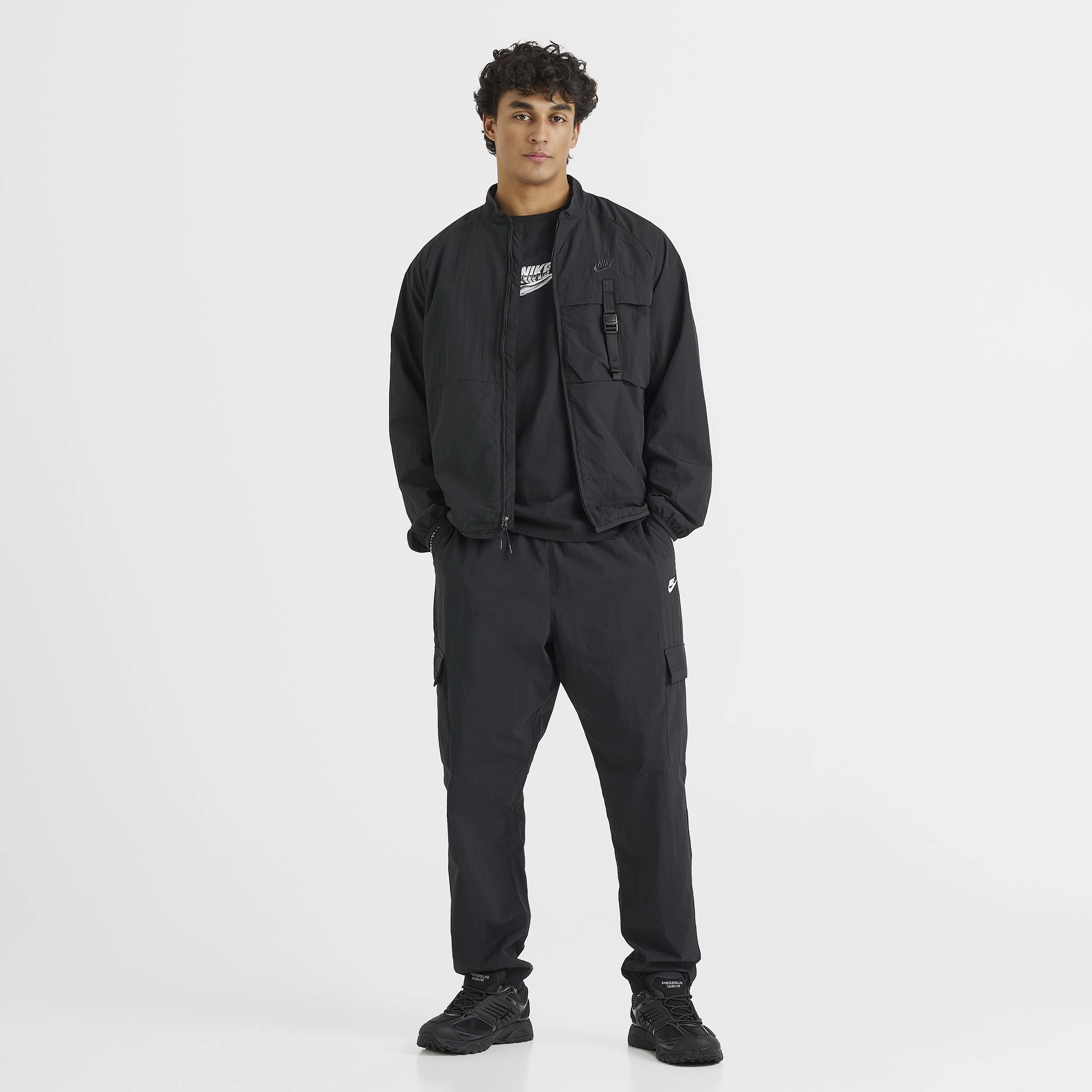 Nike Club Woven Cargo Pants Black / Black