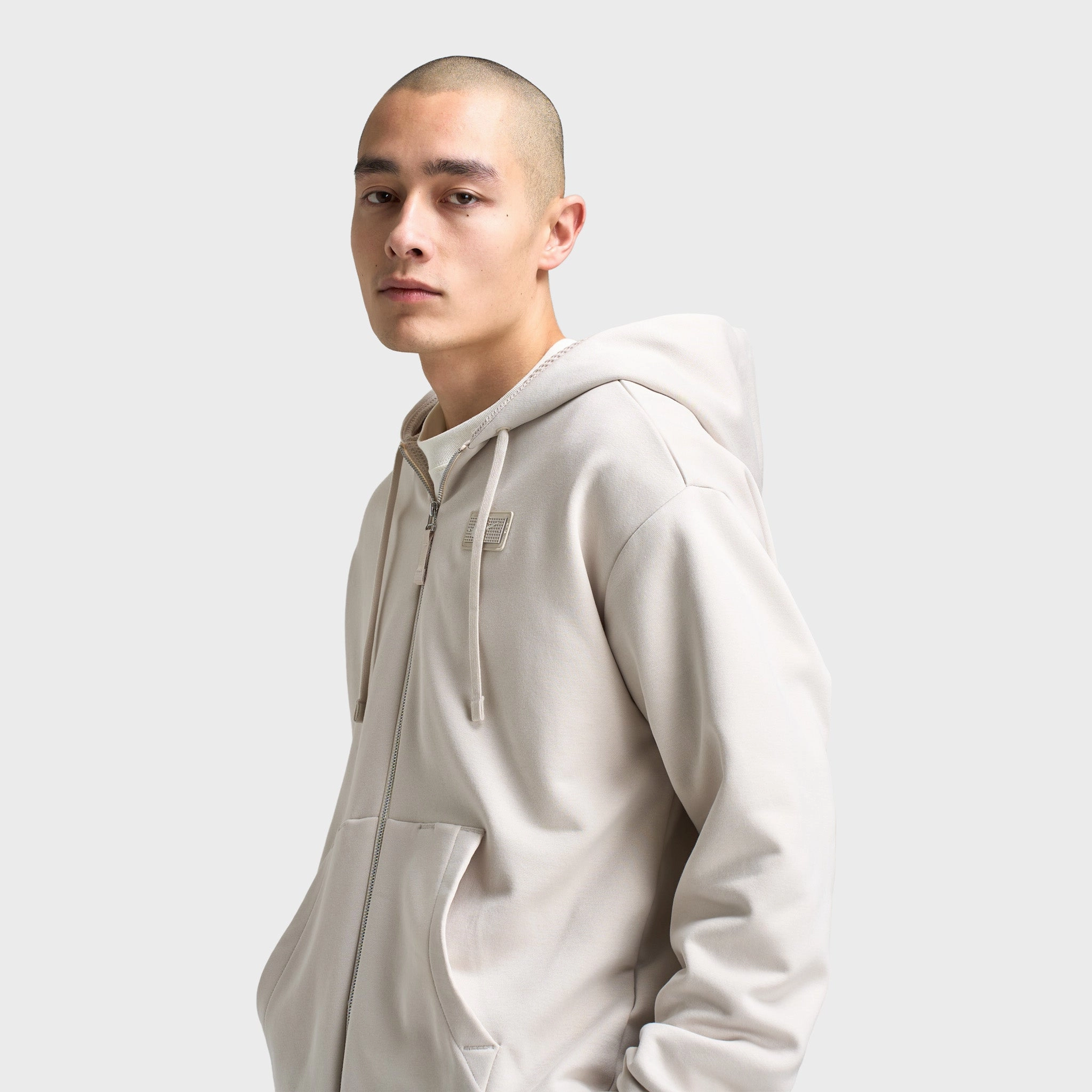 Nike Devin Booker Therma-FIT Full Zip Hoodie / Light Orewood Brown