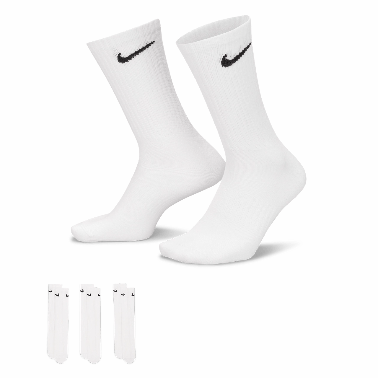 Nike Everyday Lightweight Training Crew Socks (3 Pairs)