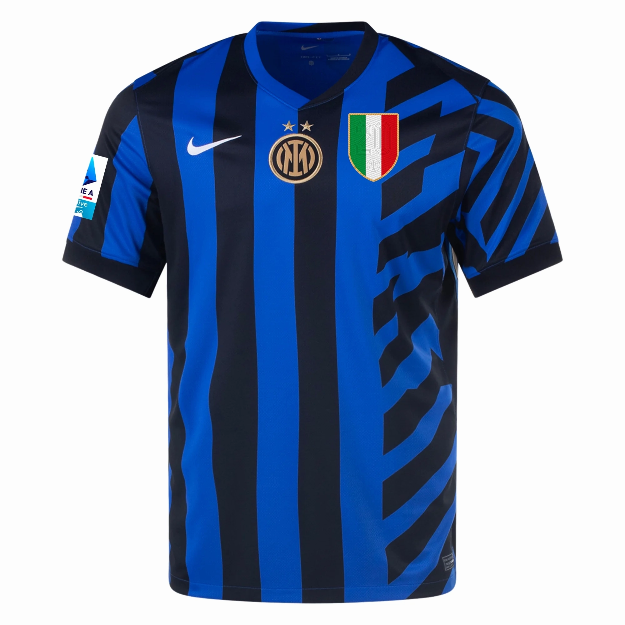 Nike Inter Milan Henrikh Mkhitaryan Home Jersey w/ Serie A    Scudetto Patch 24/25 (Lyon Blue/Black)