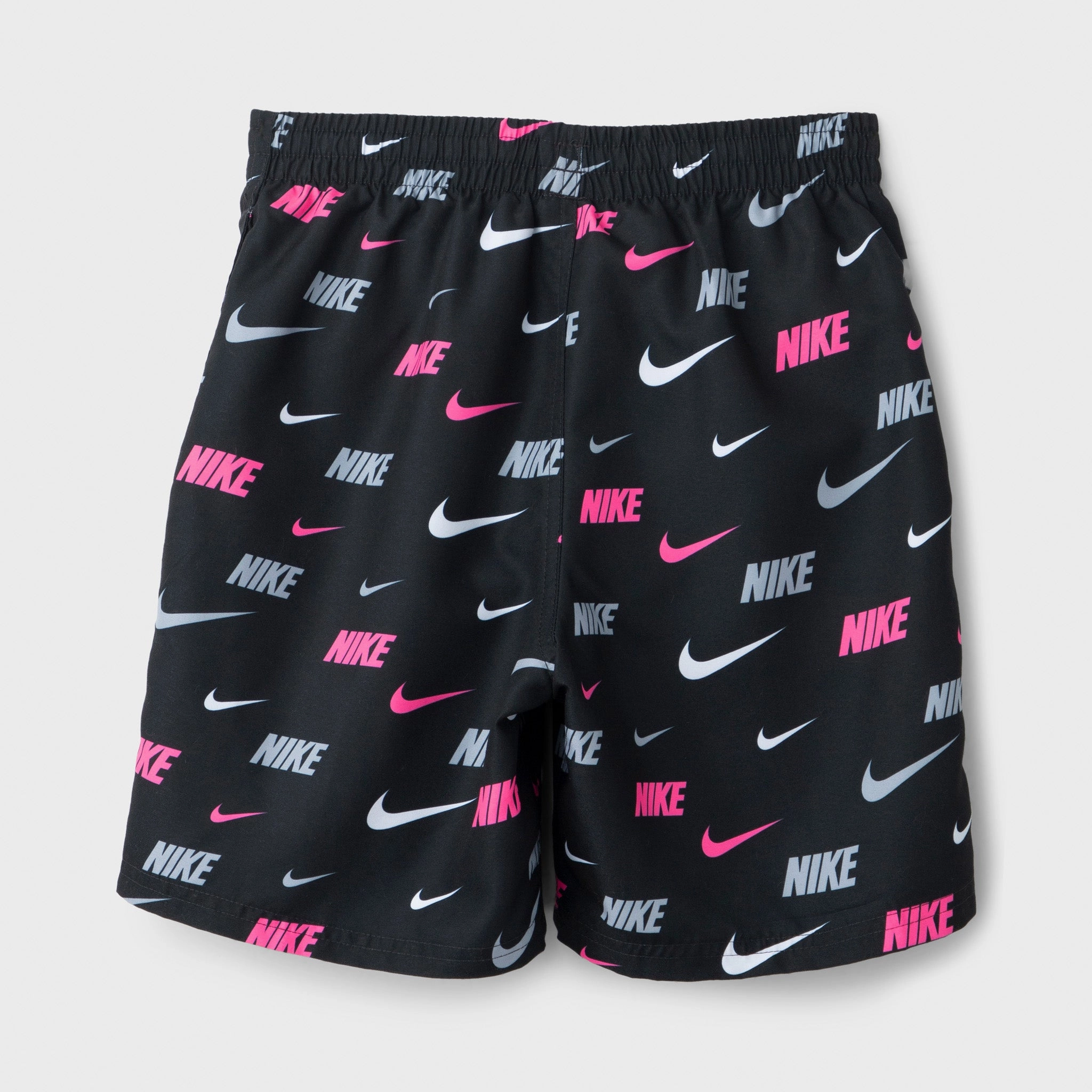 Nike Junior Boys' All-Over Print Swim Shorts / Black
