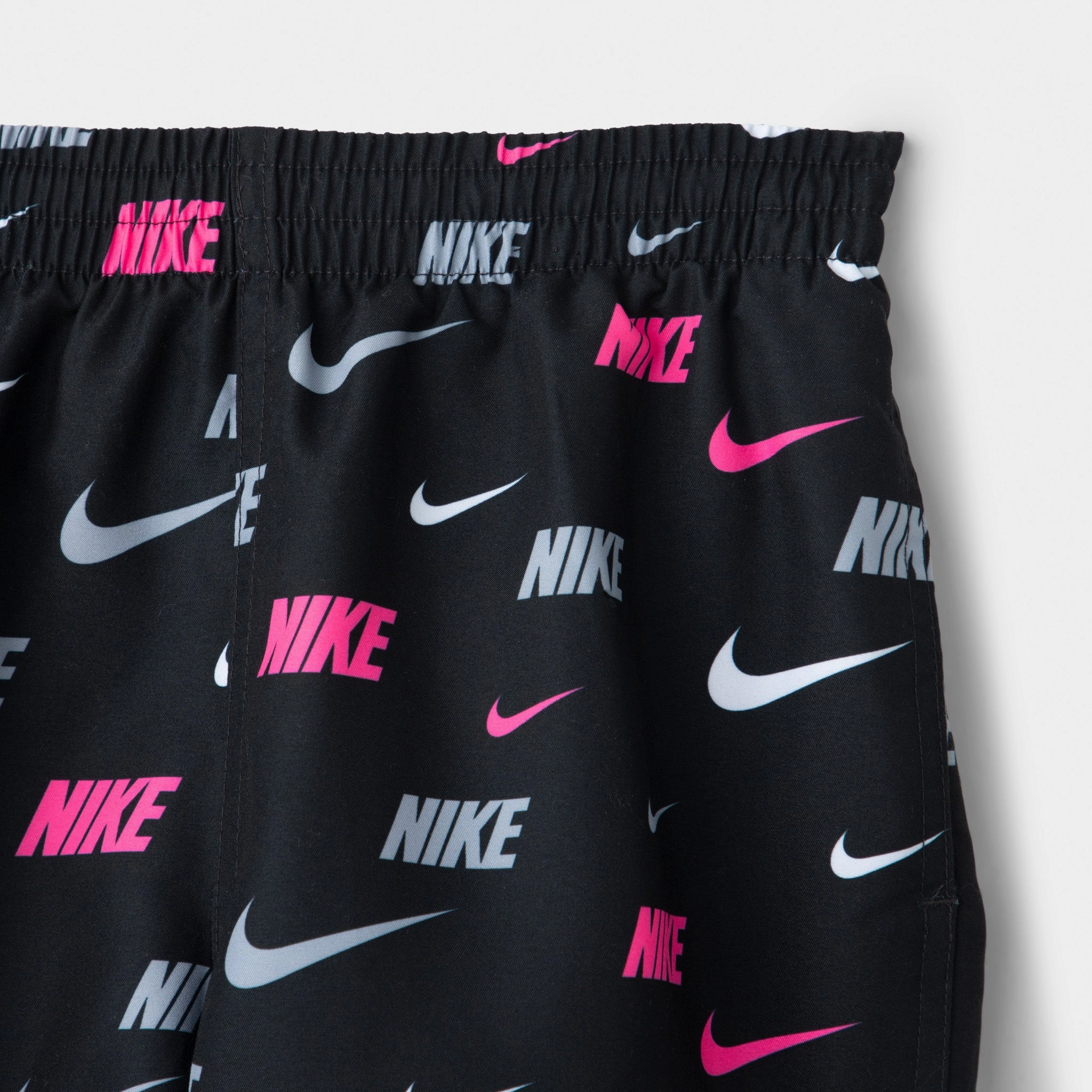 Nike Junior Boys' All-Over Print Swim Shorts / Black