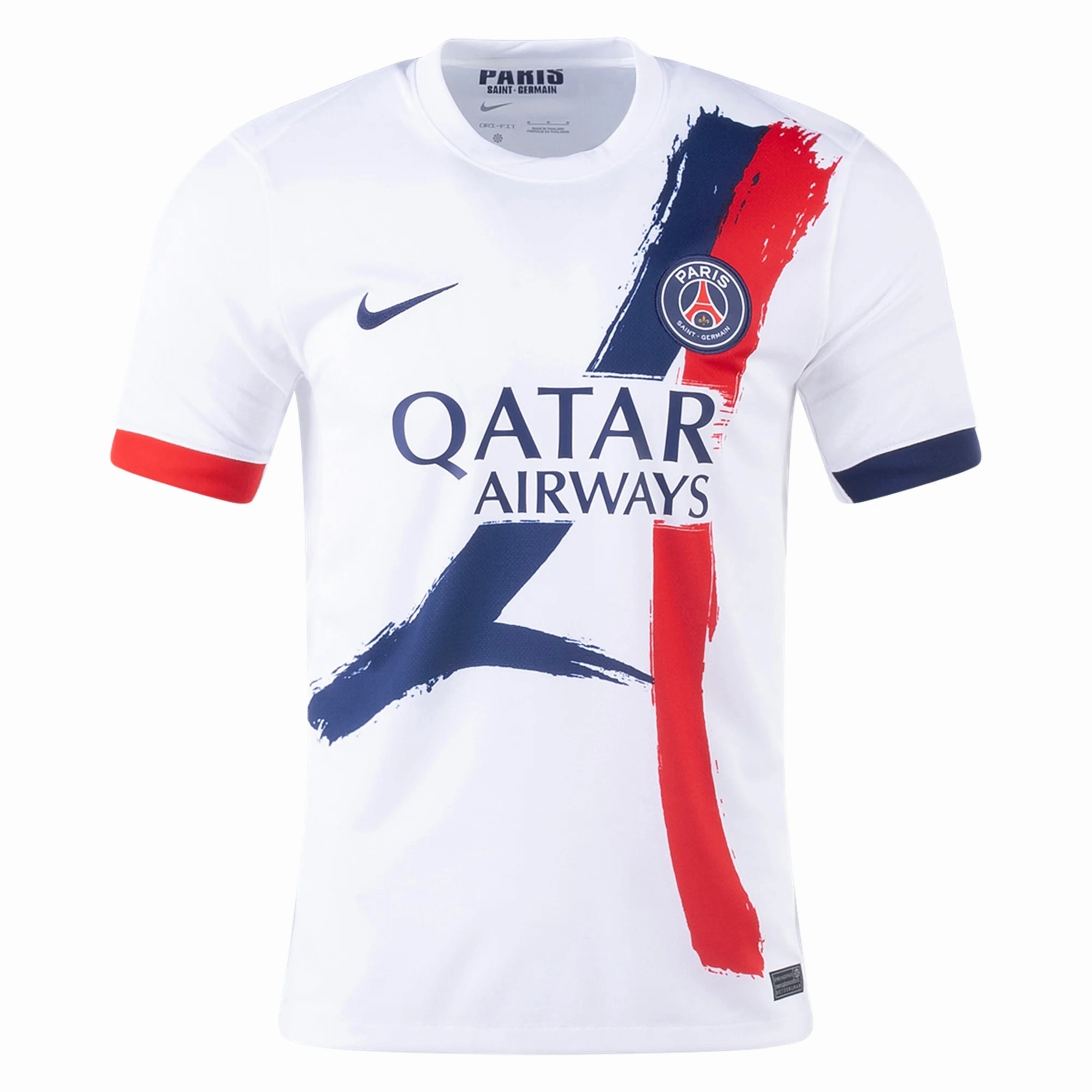 Nike Paris Saint-Germain Bradley Barcola Away Jersey 24/25 (White/Midnight Navy)