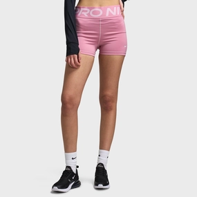 Nike Pro Sculpt Women's High-Waisted 3 Biker Shorts Pink / White
