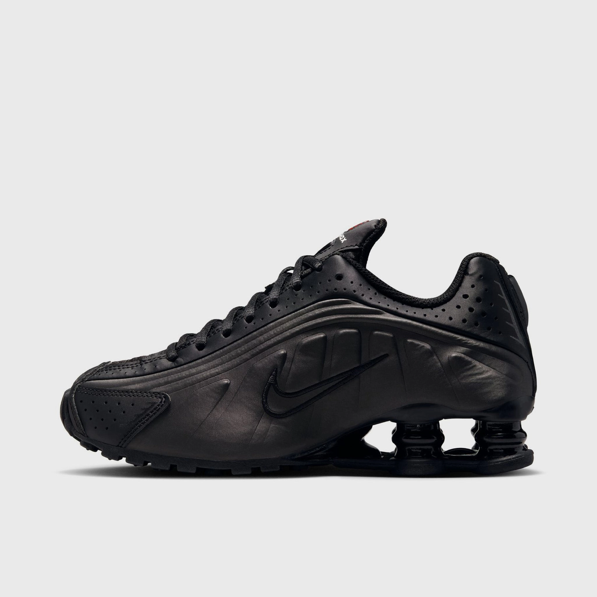 Nike Shox R4 GS Black / Black - Bright Crimson