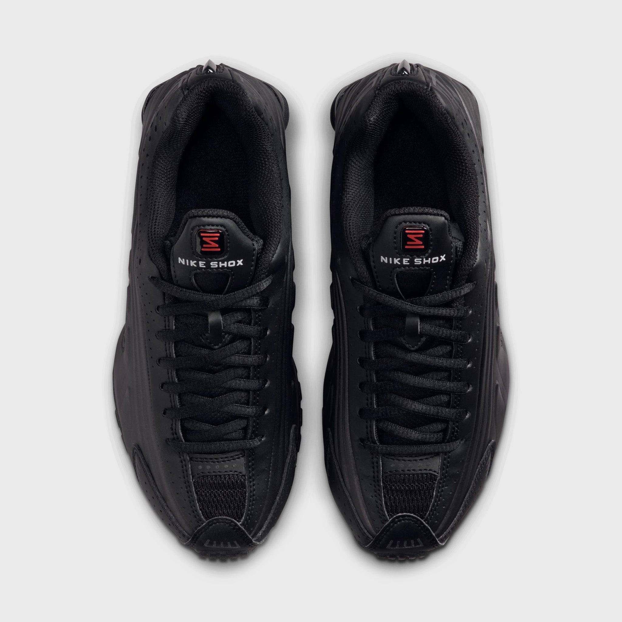 Nike Shox R4 GS Black / Black - Bright Crimson