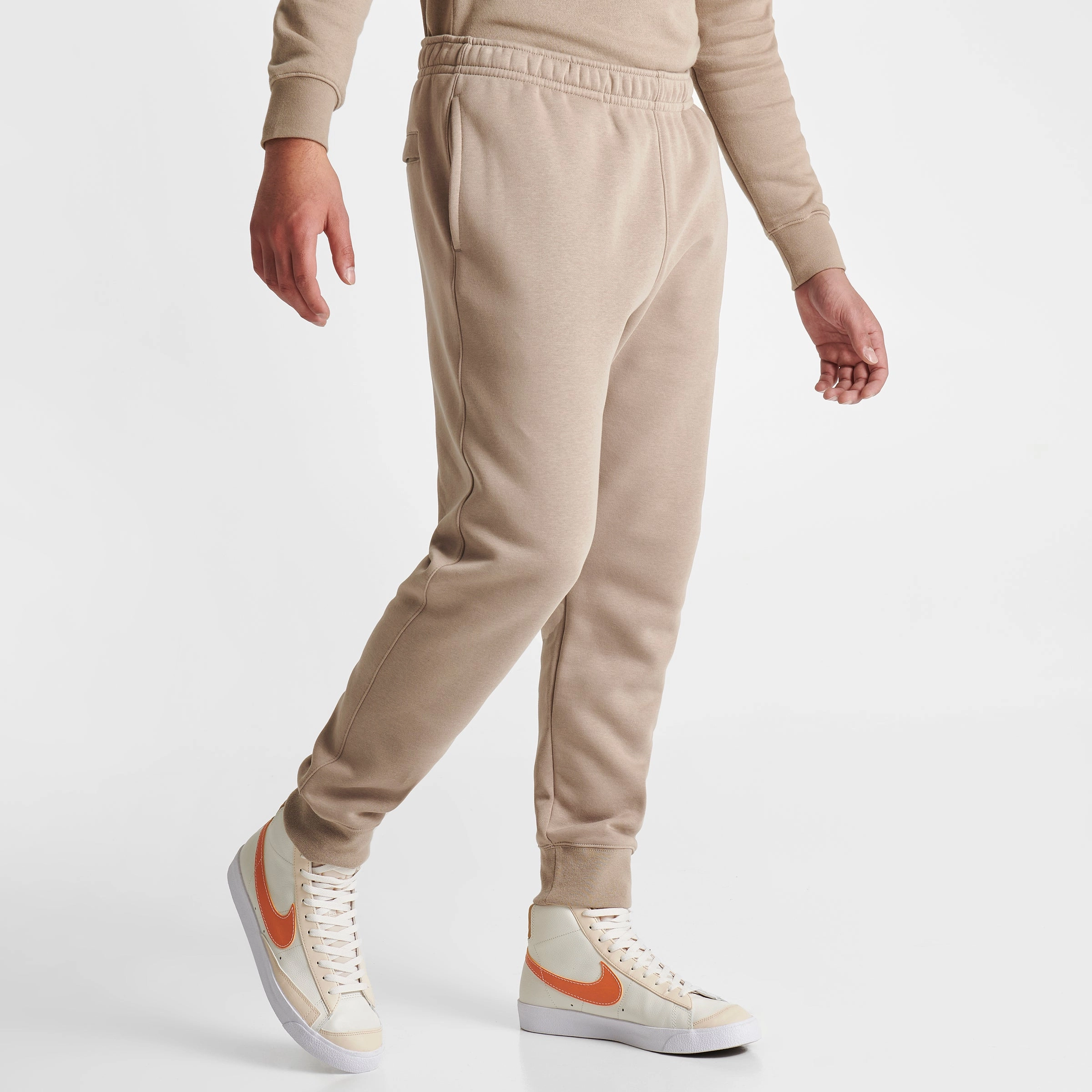 Nike Sportswear Club Fleece Joggers Khaki / White
