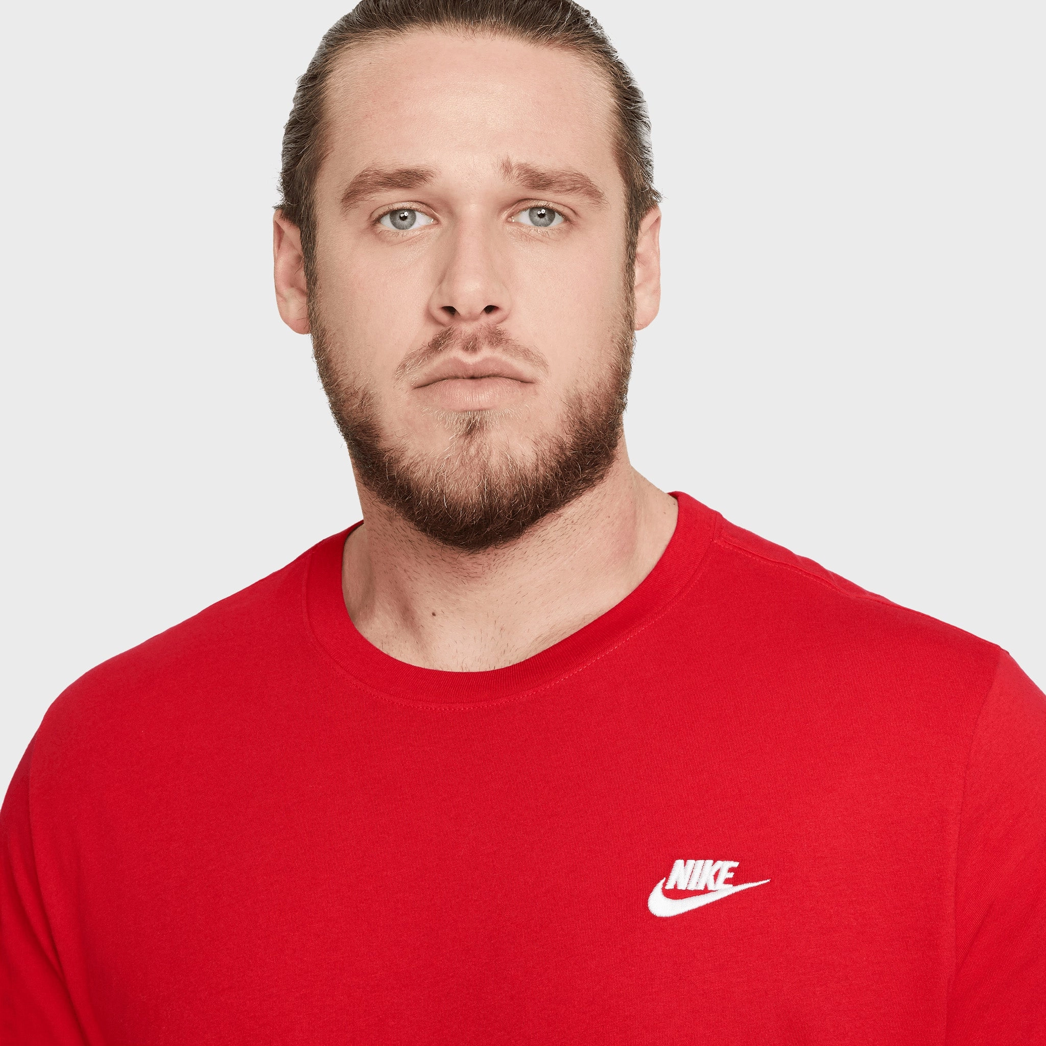 Nike Sportswear Club T-shirt University Red / White