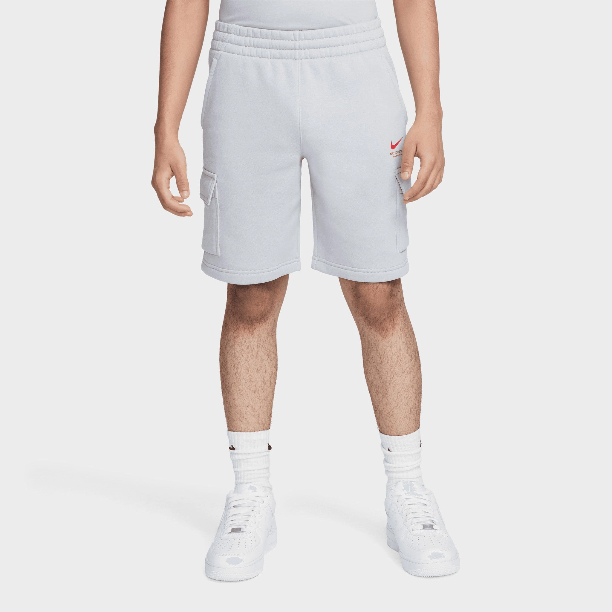 Nike Sportswear Junior Boys' Fleece Cargo Shorts / Wolf Grey