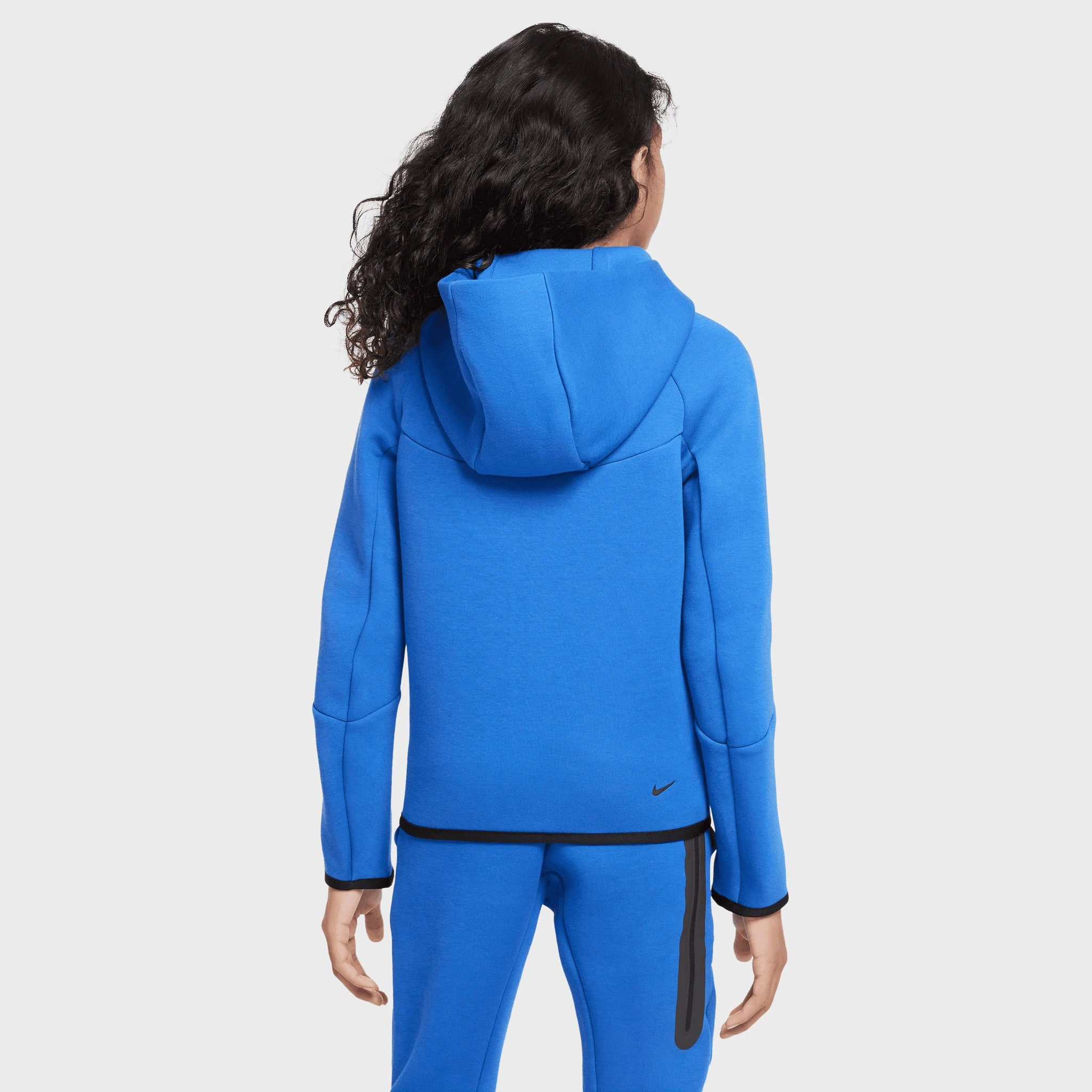 Nike Sportswear Junior Boys' Tech Fleece Hoodie Game Royal / Black - Black