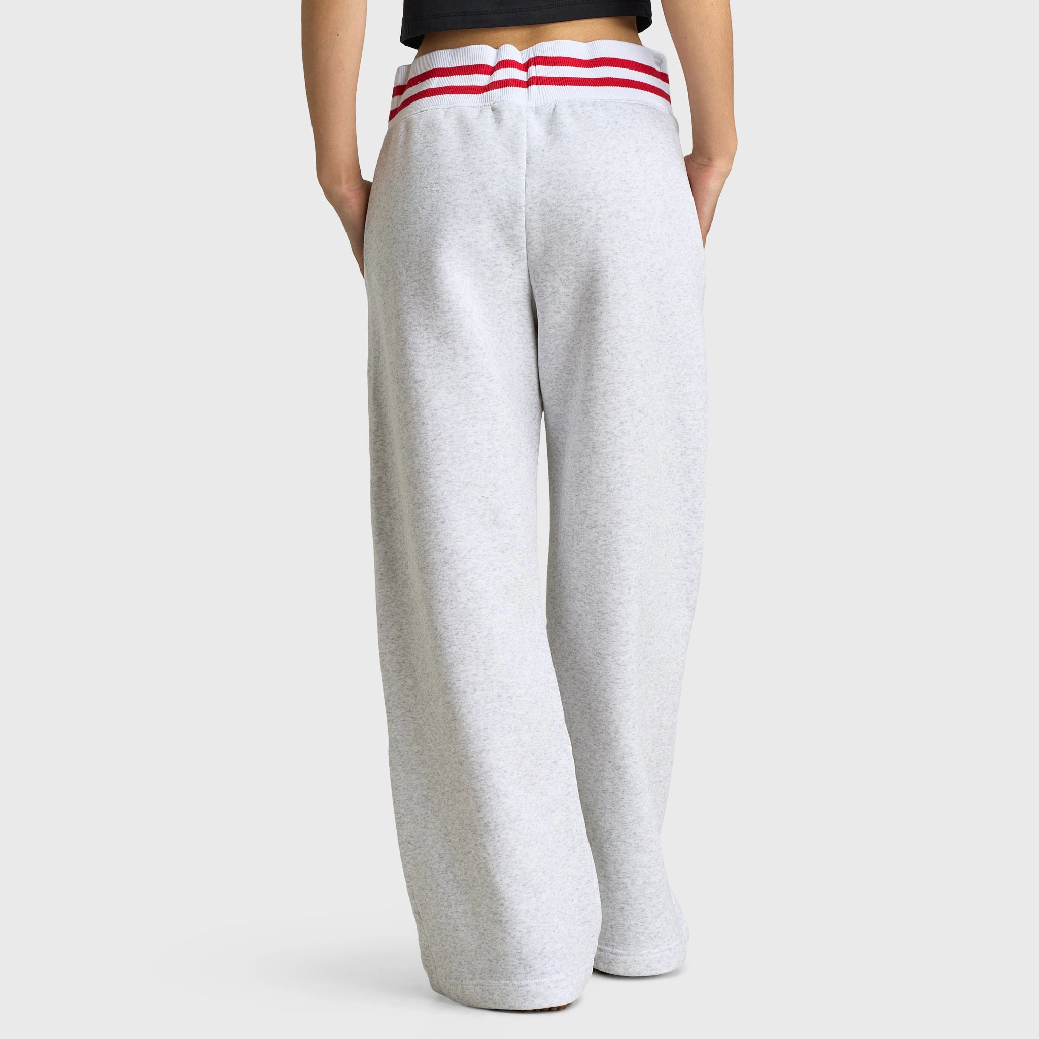 Nike Sportswear Women's High-Waisted Graphic Wide-Leg Pants / Birch Heather