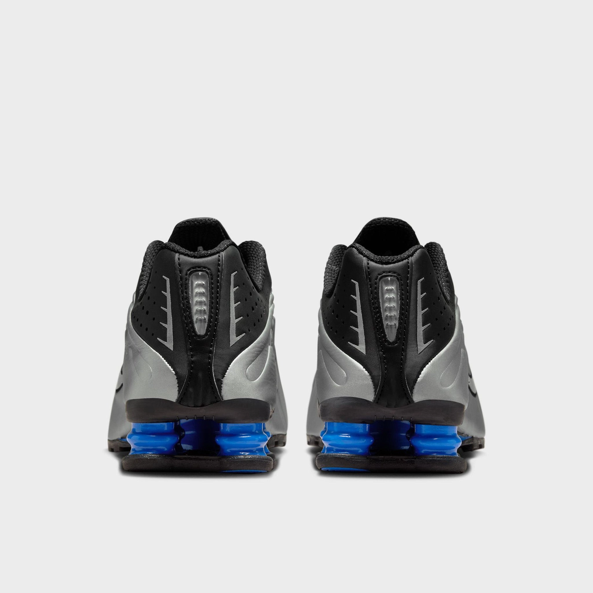 Nike Women's Shox R4 Black / Metallic Silver - Racer Blue