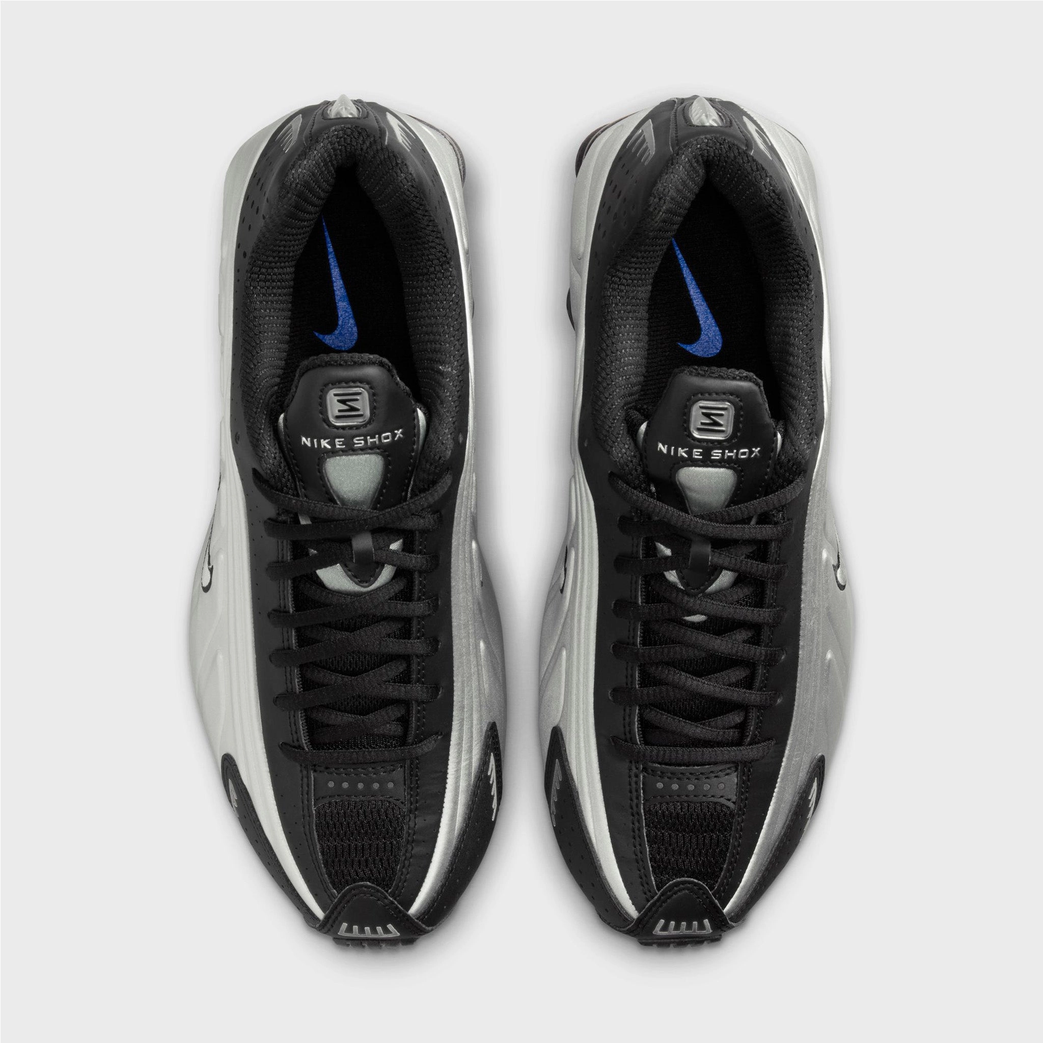 Nike Women's Shox R4 Black / Metallic Silver - Racer Blue