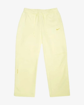 NIKE X NOCTA NRG TECH FLEECE OPEN HEM PANTS CITRON TINT / VIVID SULFUR