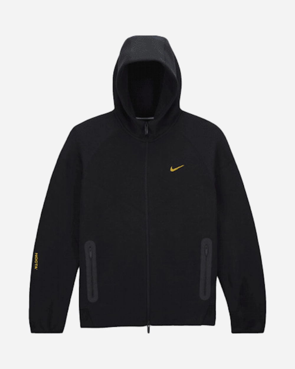 NIKE X NOCTA TECH FLEECE BLACK ZIP UP HOODIE (NEW)