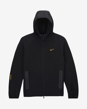 NIKE X NOCTA TECH FLEECE BLACK ZIP UP HOODIE (NEW)