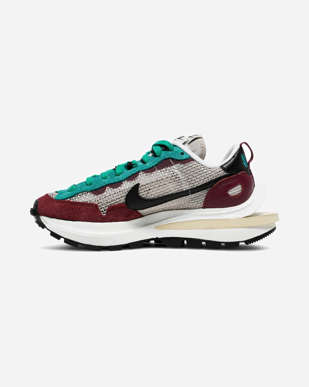 NIKE X SACAI VAPORWAFFLE VILLIAN RED NEPTUNE GREEN (NEW)