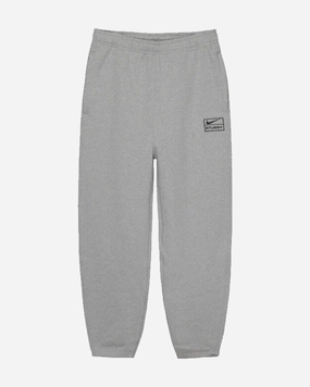 NIKE X STUSSY SS23 GREY FLEECE SWEATPANTS