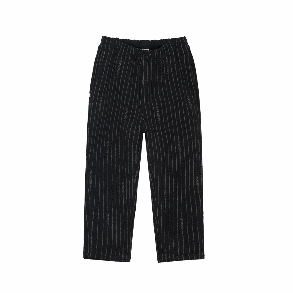 NIKE X STUSSY SS23 STRIPED WOOL PANTS BLACK
