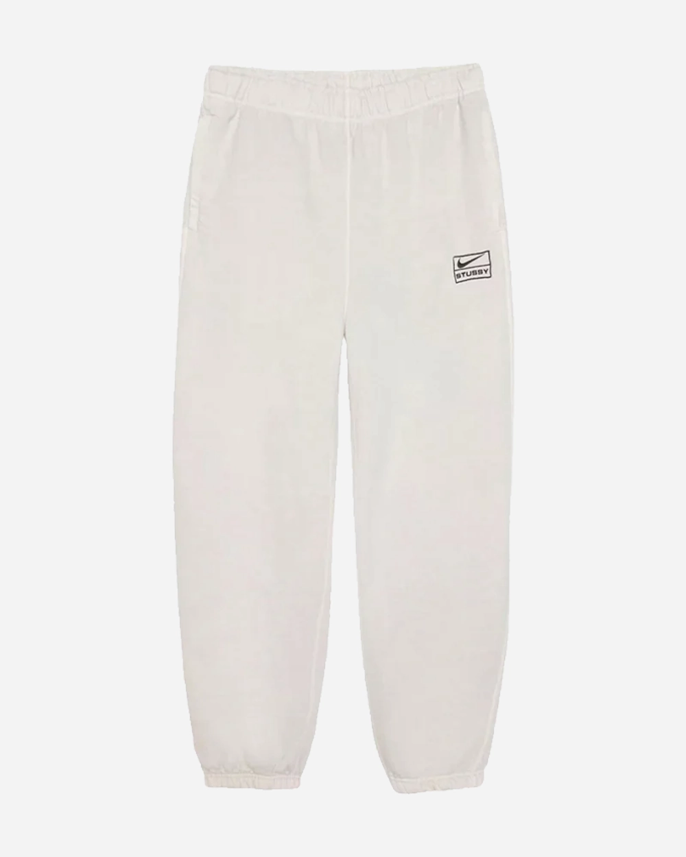 NIKE X STUSSY SS24 PIGMENT DYED FLEECE LIGHT BONE SWEATPANTS (NEW)