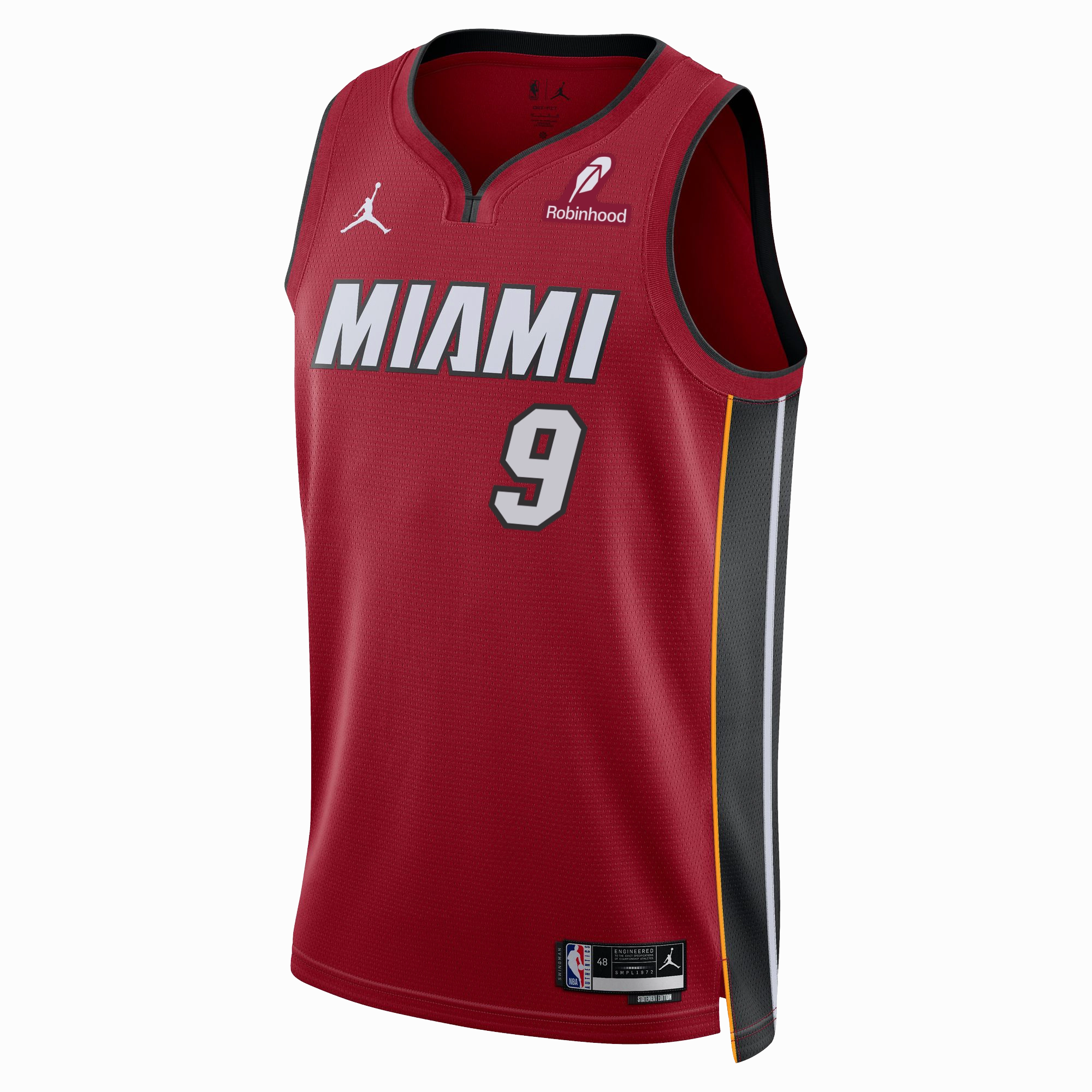 Pelle Larsson Nike Jordan Brand Miami HEAT Statement Red Swingman Youth Jersey