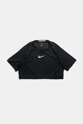 Rework Nike Crop Athletic Tee - S