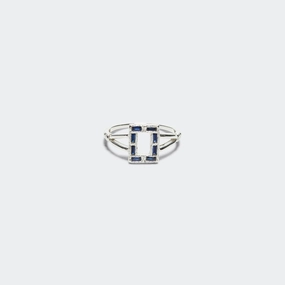 Rosetti Ring (Blue) - 925 Silver
