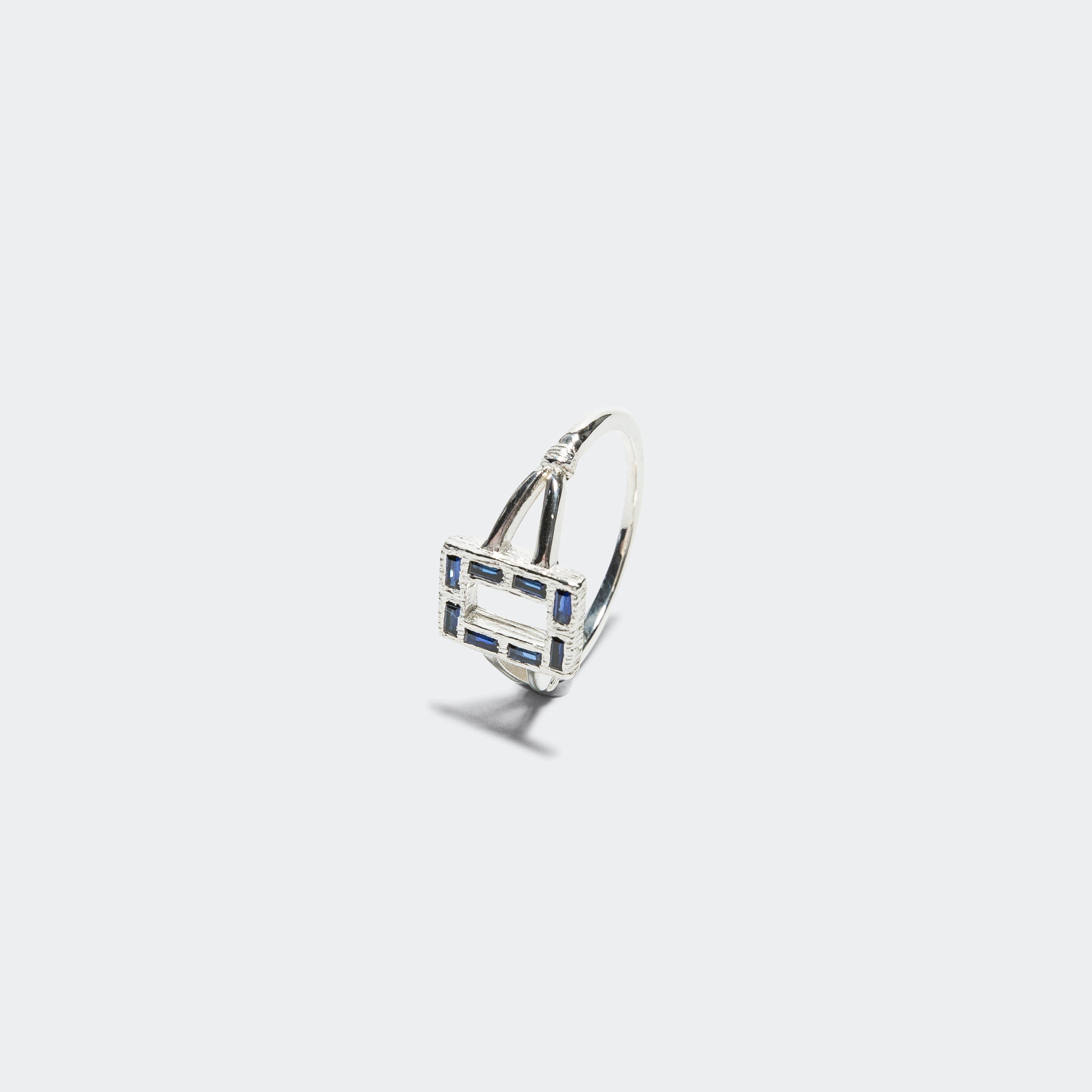 Rosetti Ring (Blue) - 925 Silver