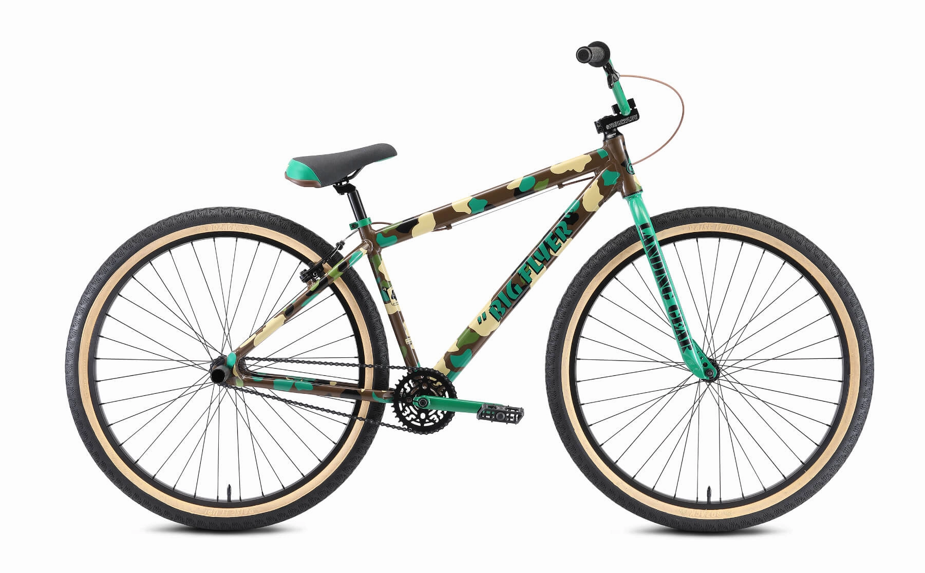 SE Bikes Big Flyer 29 BMX Bike Army Camo