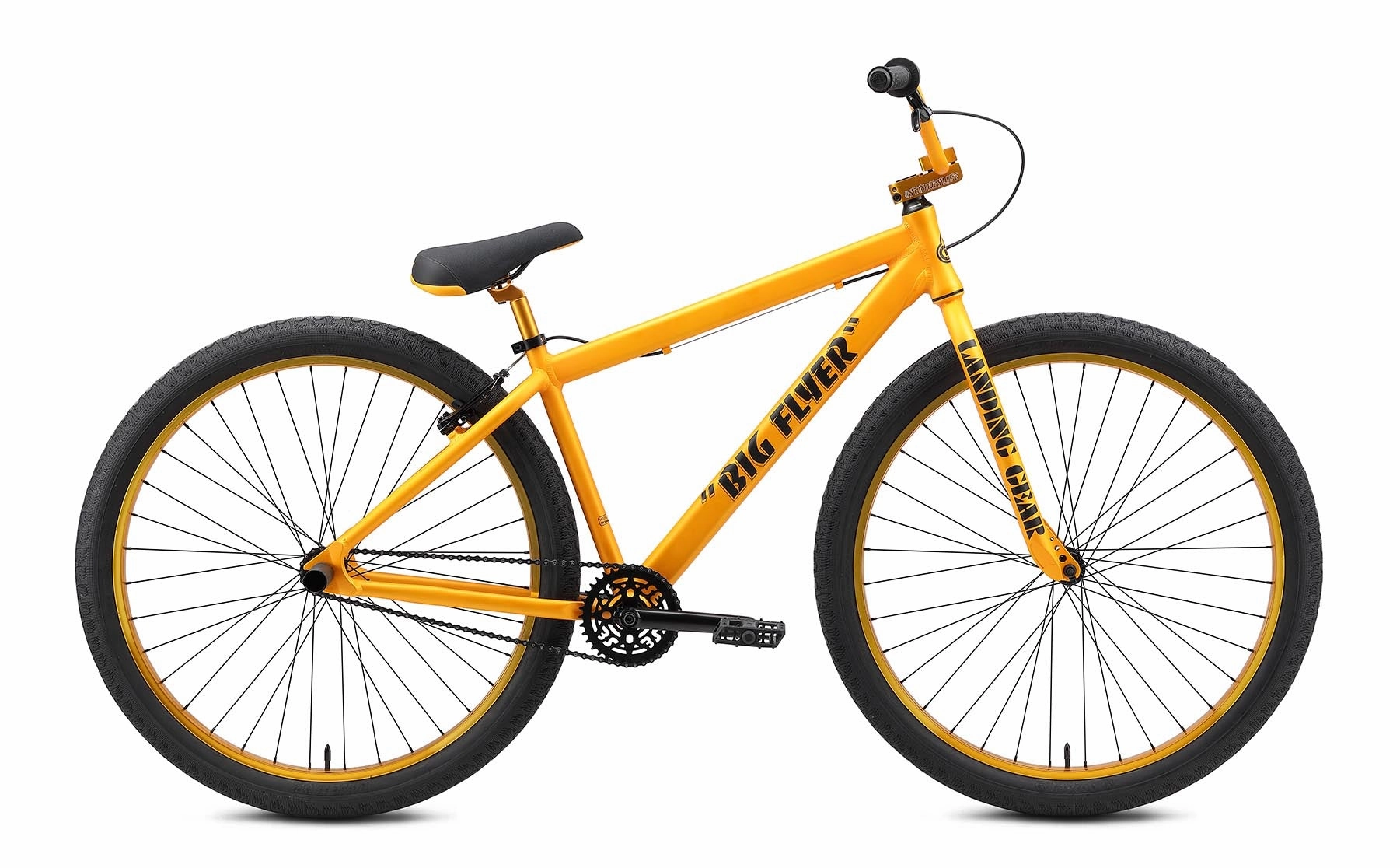 SE Bikes Big Flyer 29 BMX Bike Matte Gold 2023