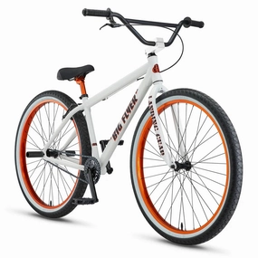 SE Bikes Big Flyer 29 BMX Bike White / Orange 2024